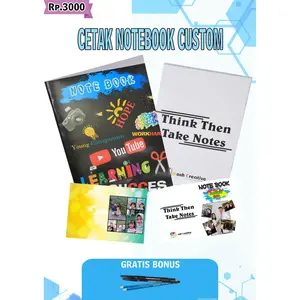 (Free Bonus) Cetak Buku Catatan Notebook Custom Murah