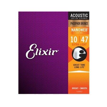 Senar Gitar Elixir Acoustic Xtra Light 16002 10-47 Phosphor Bronze 2