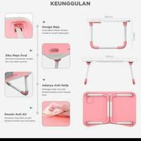 Gambar meja laptop lipat portable dari VILLECOMPUTER Kota Administrasi Jakarta Utara 2 Tokopedia