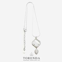 Gambar Torenda Four Leaf Clover Silver Plated Pendant Putih Kalung Wanita dari Torenda Kota Administrasi Jakarta Pusat 5 Tokopedia