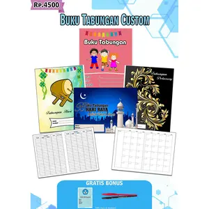 (Free Bonus) Cetak Buku Tabungan Custom Murah