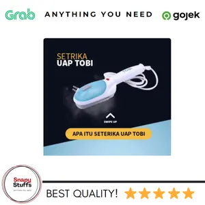 ORIGINAL SETRIKA UAP TOBI | MENYETRIKA 3X LEBIH CEPAT, BAJU TETAP RAPI