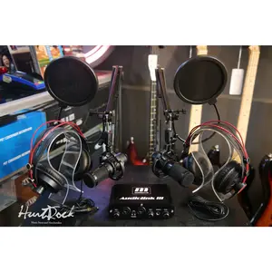 Paket Podcasting Streaming Soundcard Miditech audio III & Mic BM800