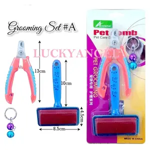 GROOMING SET #A GUNTING KUKU DAN SISIR BULU PLUS GANTUNGAN KUNCI