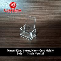 Gambar Carpentia Tempat Kartu Nama / Acrylic Name Card Holder- Vertikal - Style 1 dari Carpentia Indonesia Kota Tangerang Selatan 3 Tokopedia