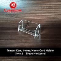 Gambar Carpentia Tempat Kartu Nama / Acrylic Name Card Holder - Horizontal - Style 2 dari Carpentia Indonesia Kota Tangerang Selatan 3 Tokopedia