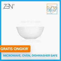 Gambar Zen Porcelain Putih Porridge Mangkok 5 in/ mangkuk sup/ kuah - 1 pcs dari Bursa Dapur Mall Kota Administrasi Jakarta Barat 1 Tokopedia