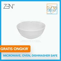 Gambar Zen Porcelain Putih Porridge Mangkok 5 in/ mangkuk sup/ kuah - 1 pcs dari Bursa Dapur Mall Kota Administrasi Jakarta Barat 3 Tokopedia