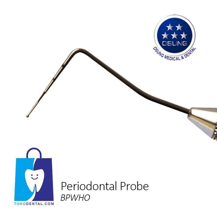 Gambar Alat Diagnostik Gigi Dental Periodontal Probe WHO OSUNG dari Tokodental_NEW Kota Surabaya Tokopedia