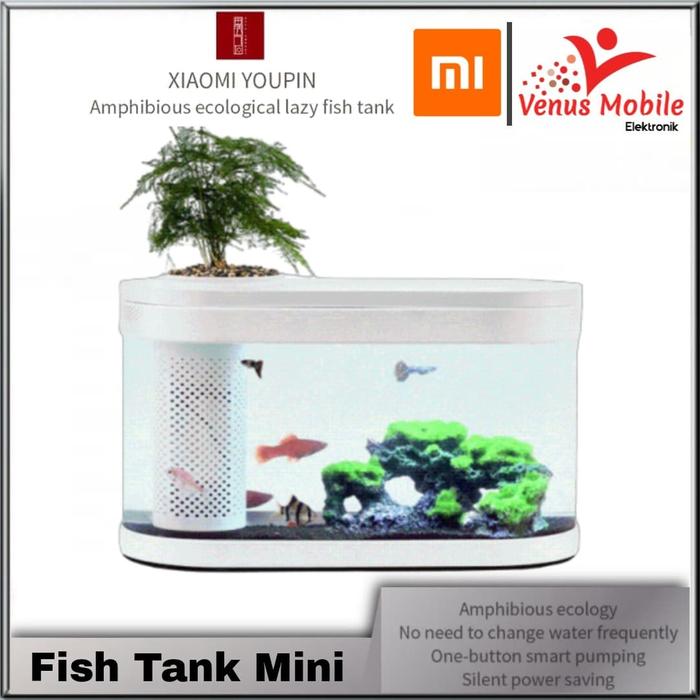 Gambar Geometry Fish Tank Pro Mini HFJH Amphibian Eco - Aquarium dari Venus Mobile Kota Administrasi Jakarta Barat Tokopedia