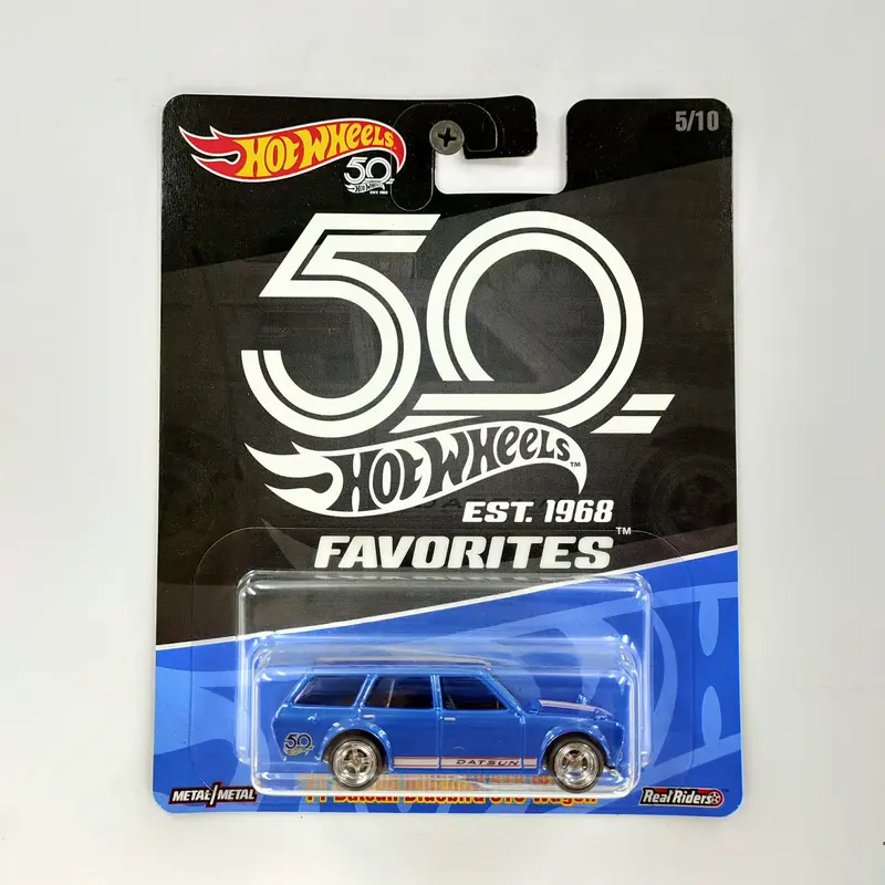 Hotwheels Datsun Bluebird 510 Wagon 50th Favorites Premium Ban Karet 1