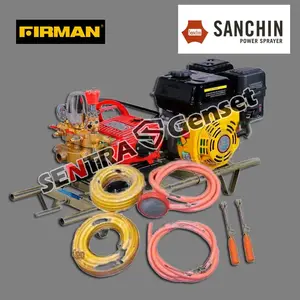 mesin steam Sanchin 20 + engine firman 6.5Hp. Komplit selang stik