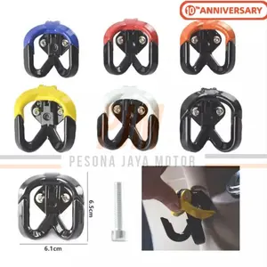 GANTUNGAN BARANG MOTOR/CANTOLAN BARANG UNIVERSAL NMAX/AEROX/VARIO/BEAT Baut Kendaraan Mtor Motorcycle