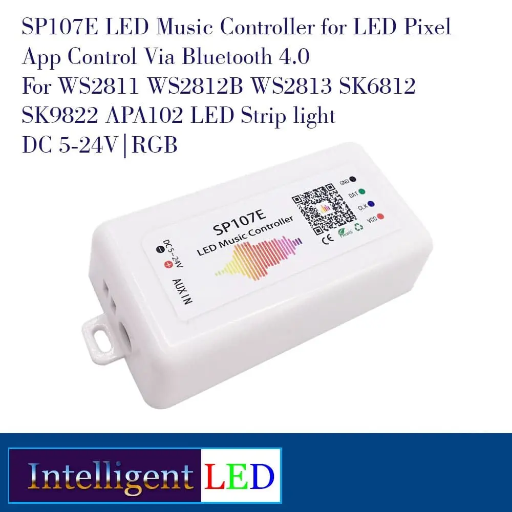 SP107E Music Controller for LED Pixel Bluetooth 4.0 for WS2812, WS2811