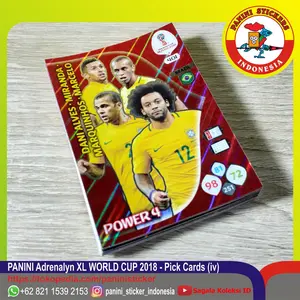 KARTU SEPAK BOLA - PANINI Adrenalyn XL WORLD CUP 2018 -SATUAN-LIST 10