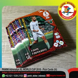 KARTU SEPAK BOLA - PANINI Adrenalyn XL WORLD CUP 2018 -SATUAN - LIST 9