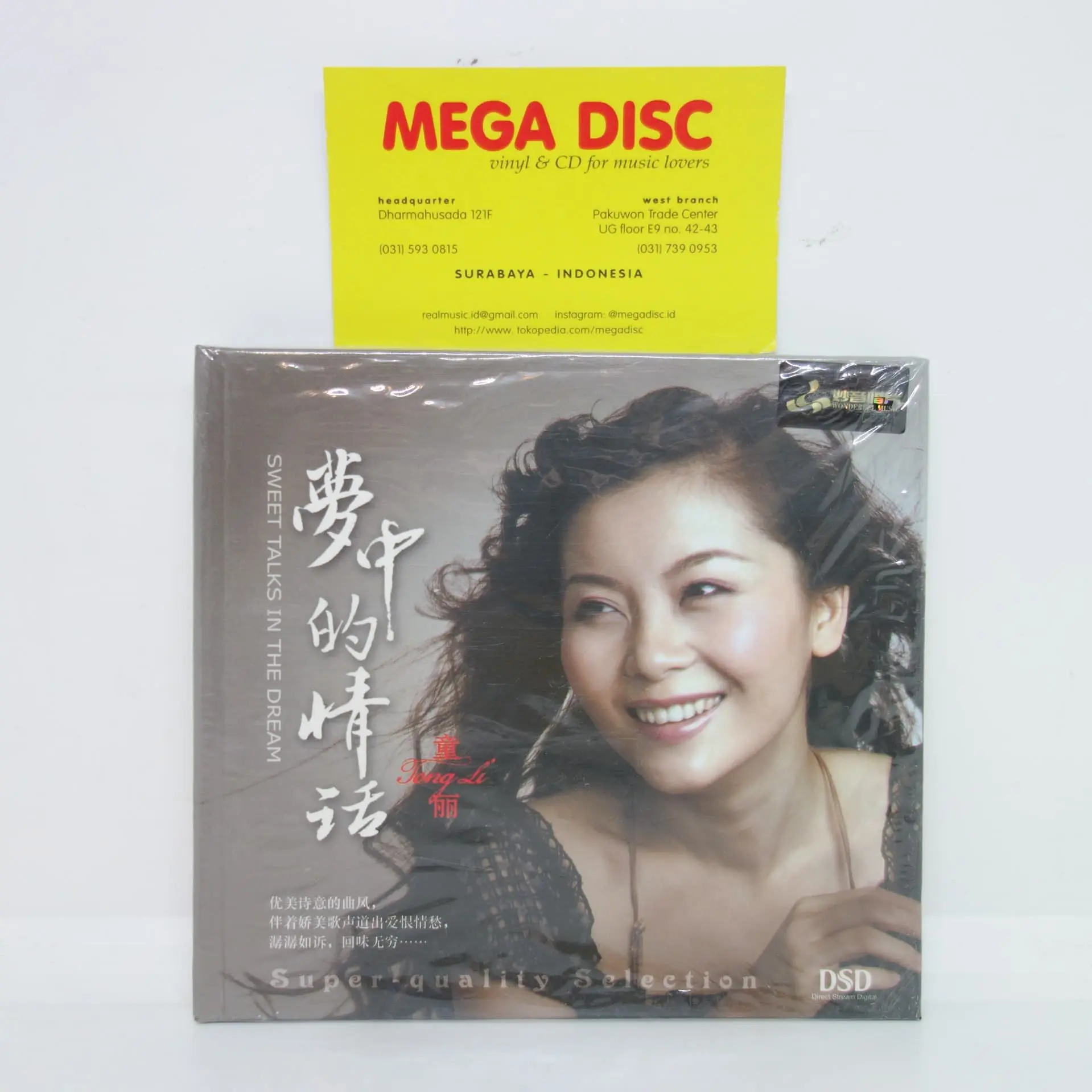 CD Tong Li - Sweet Talks In The Dream Album Audio Music Mandarin