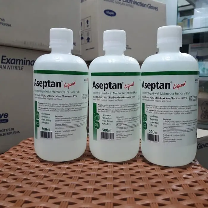 COD - Refil Aseptic Gel Aseptan 500ml Refill Onemed Antiseptik