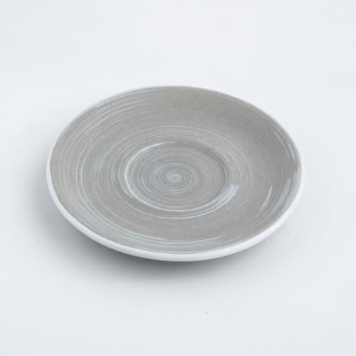 Gambar BREWSUNIQ - Tatakan Cangkir / Grey Swirl saucer S dari Brewsuniq Store Kota Medan Tokopedia