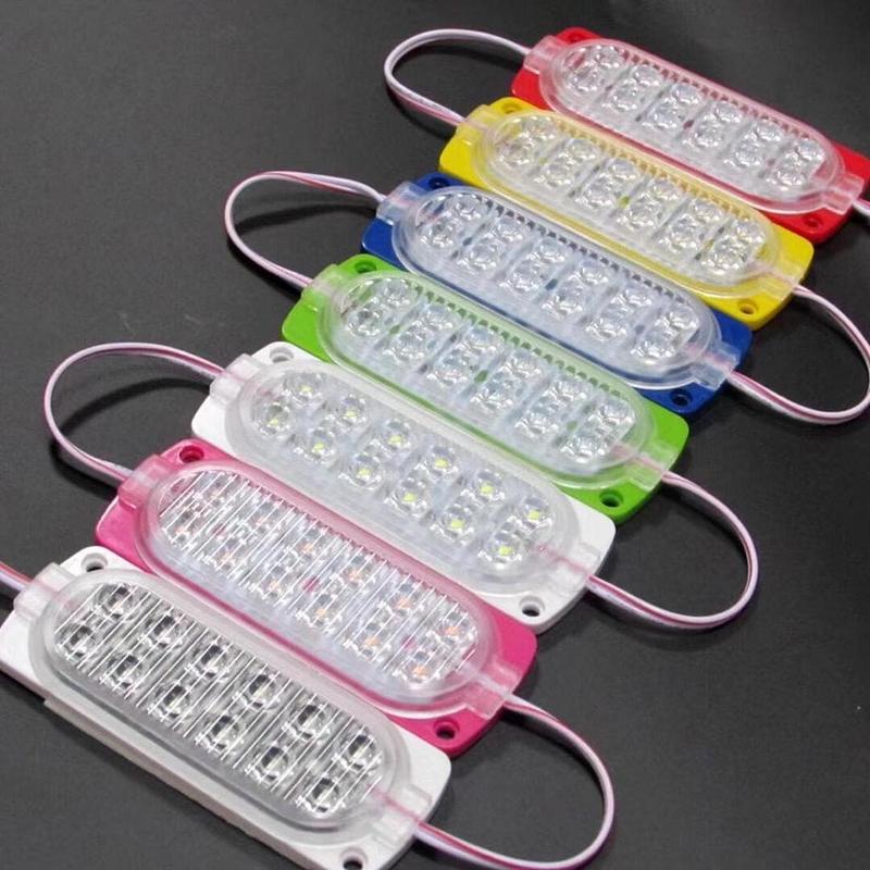 Lampu LED 12 Mata 24 Volt / LED Modul 12 Mata 7W 24V 1