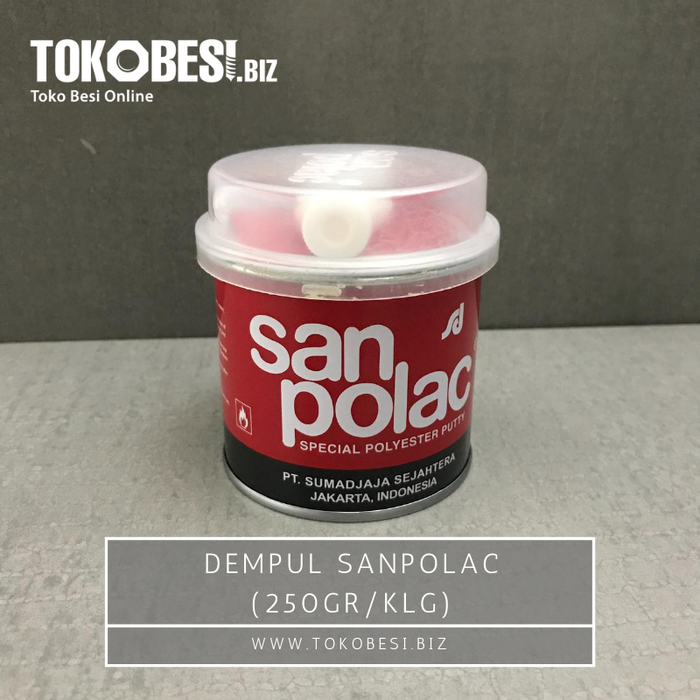 Gambar Dempul Sanpolac (250gr/klg) dari Teguh tokobesi Kota Bandung Tokopedia