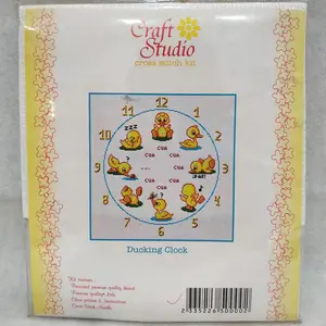 Paket Kristik/Crosstitch CRS 52265 Ducking Clock