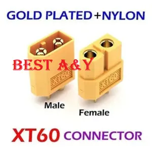 Gold Connector Male Female XT60 Battery Li-Po XT-60 1 setPlug RC LiPo