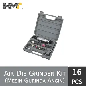 SANDS Mesin Gerinda Angin Set Mini 16 pcs / Air Die Grinder Kit 16pcs