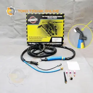 TIG TORCH WP9FV SET 4 M FLEKSIBEL + SWITCH OTOMATIS – CALDWELL
