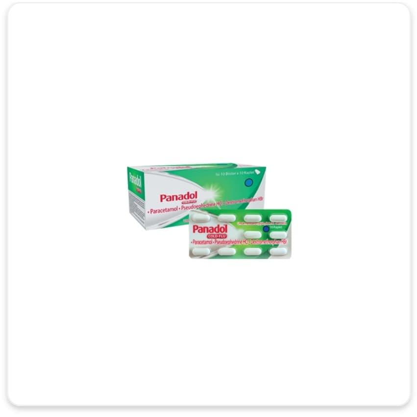 Panadol cold+flu (hijau)
