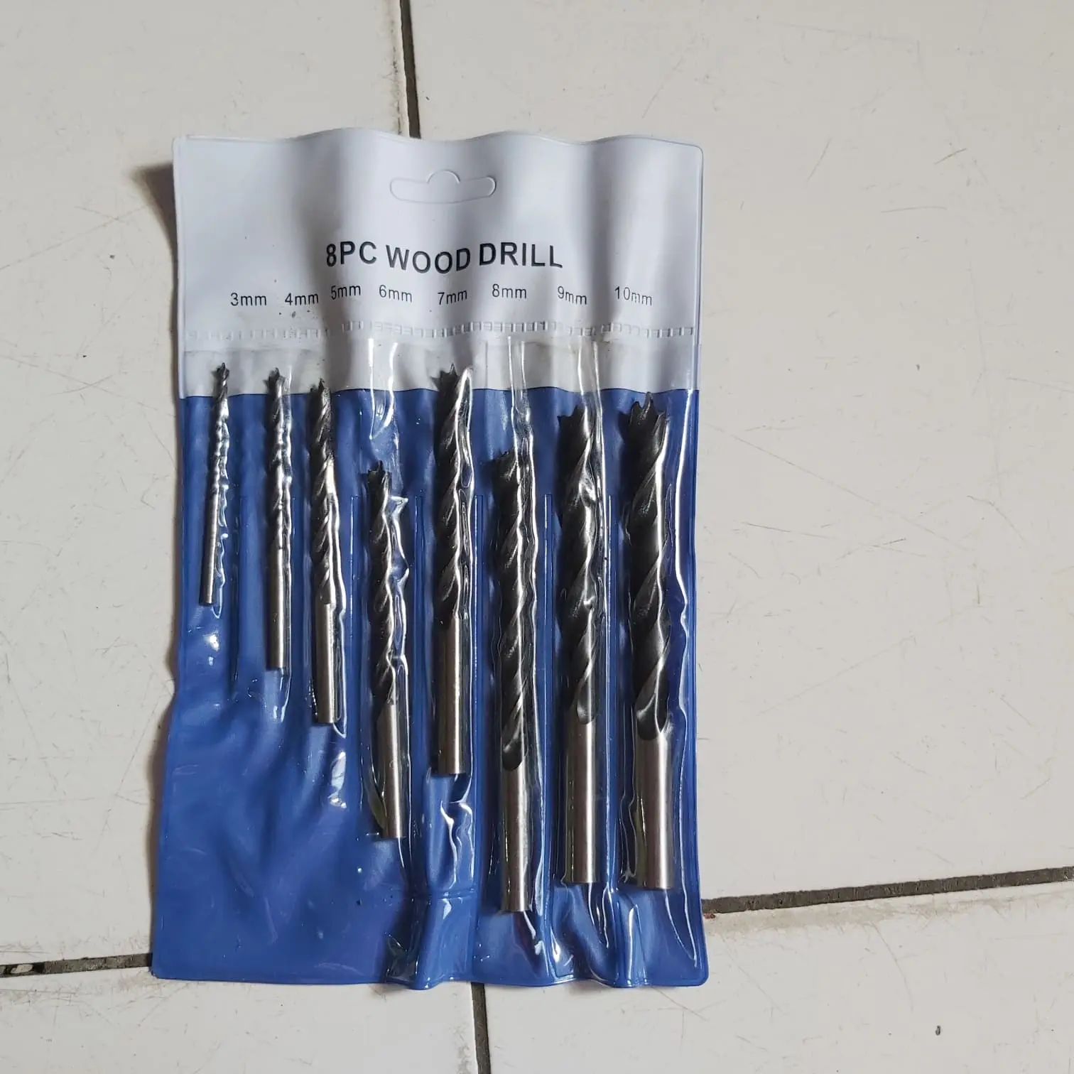 mata bor kayu set 8pcs