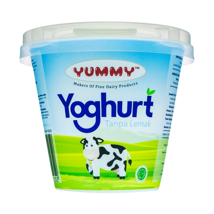 Gambar Yummy Yogurt Natural Skim Plain 12 x 100g dari YUMMY Dairy Kota Administrasi Jakarta Timur Tokopedia