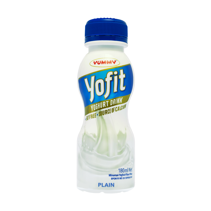 Gambar Yummy Yofit Yoghurt Drink Plain 12 x 180ml dari YUMMY Dairy Kota Administrasi Jakarta Timur Tokopedia