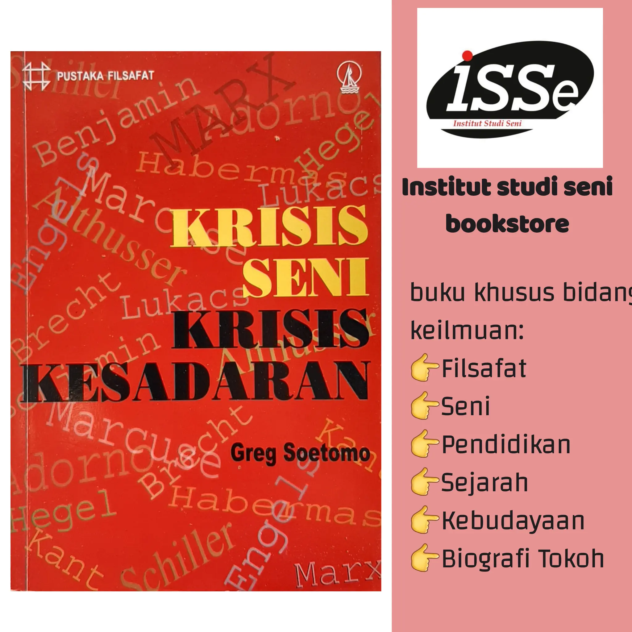 KRISIS SENI KRISIS KESADARAN buku seni