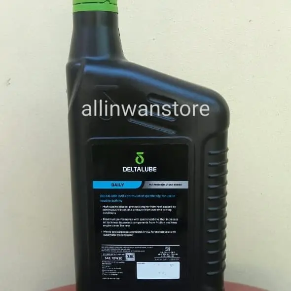 Oli Deltalube Daily Matic 757 Premium Matic SAE 10W30 API Service SL JASO MB Volume 0.8  Liter 10w30 Original 100% 0.8L Mesin Motorcycle Motor Oil Sepeda 2