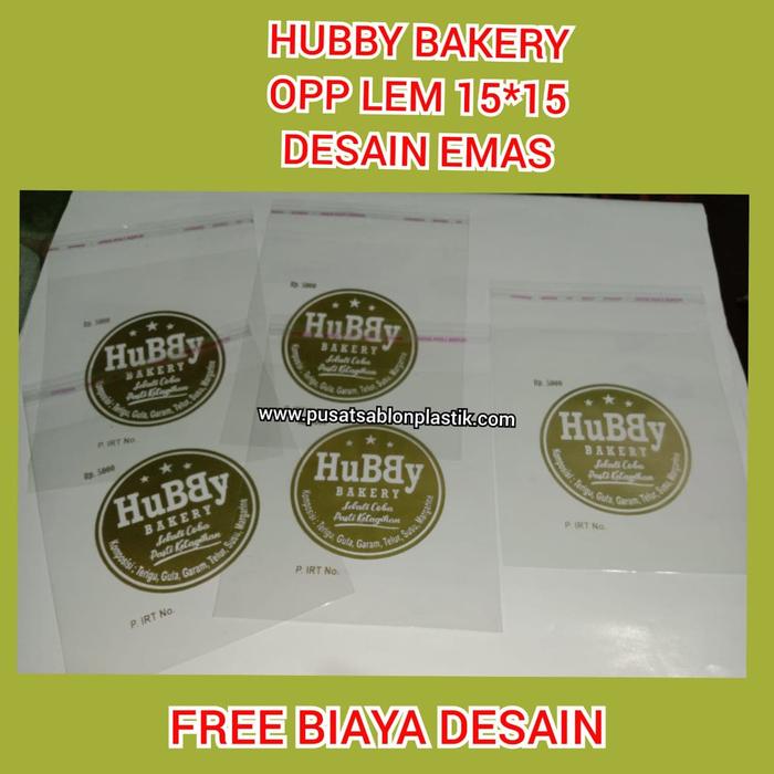 Sablon Opp Roti Jual sablon opp seal/plastik roti/plastik kue/30mic ukuran 15x15 isi ...