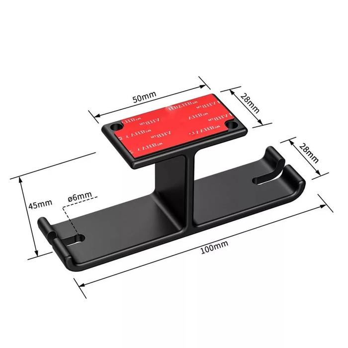 Gambar Headphone stand dual headset holder hanger under desk (Stand 05) dari Rihuy Computer Kab. Bekasi Tokopedia