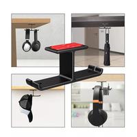 Gambar Headphone stand dual headset holder hanger under desk (Stand 05) dari Rihuy Computer Kab. Bekasi 2 Tokopedia