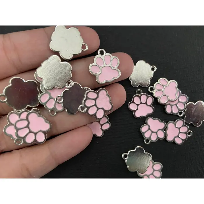Gambar Enamel charm paw print claw charm enamel jejak kaki - Merah dari Done Handymade Kota Administrasi Jakarta Barat 5 Tokopedia