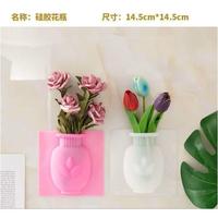 Gambar 1pc Magic Silicone Vase | Vas Bunga Silikon Tempel Hiasan Dinding dari Dt.Shop Medan Kota Medan 3 Tokopedia