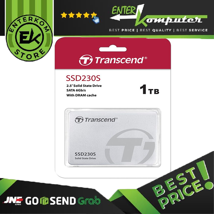 Gambar Transcend 230S 1TB SSD 2.5" SATA3 TLC dari Enter Komputer Official Kota Administrasi Jakarta Pusat Tokopedia