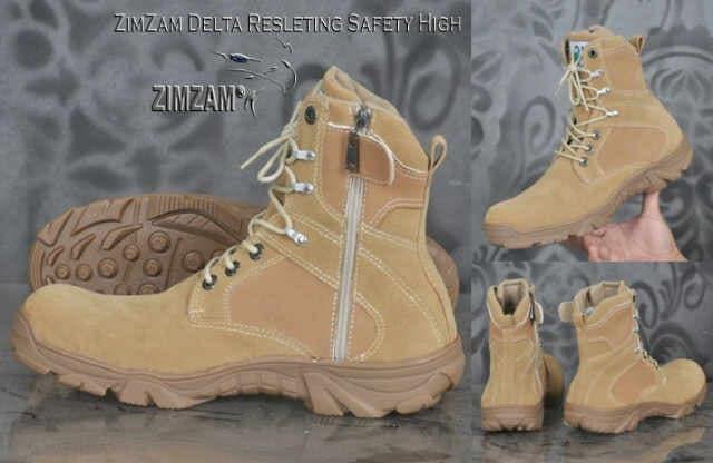 Gambar SEPATU ZIMZAM - DELTA RESLETING SAFETY HIGH dari West Footwear Kab. Bandung Tokopedia