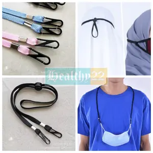 Tali hijab tali masker, earloop to headloop multi fungsi