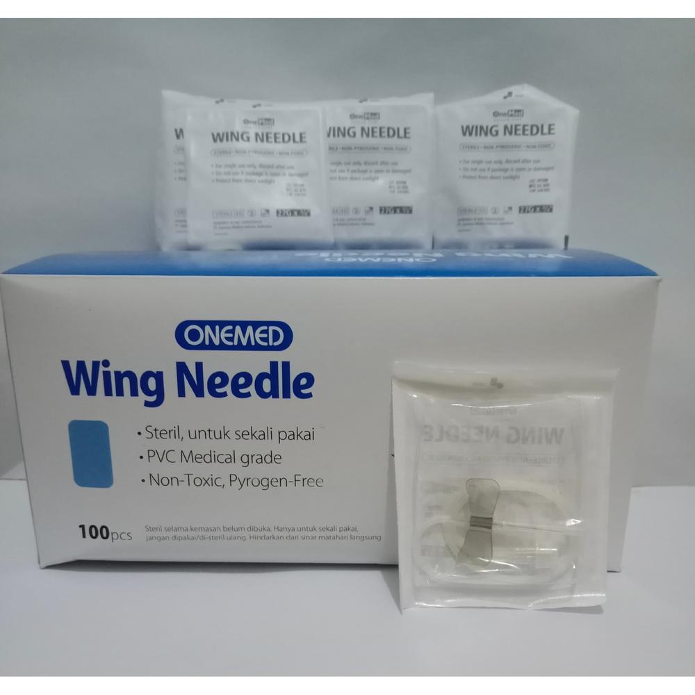 Wing Needle Set OneMed 23G,25G & 27G/ Wing Needle Onemed 23G,25G,27G - 27G
