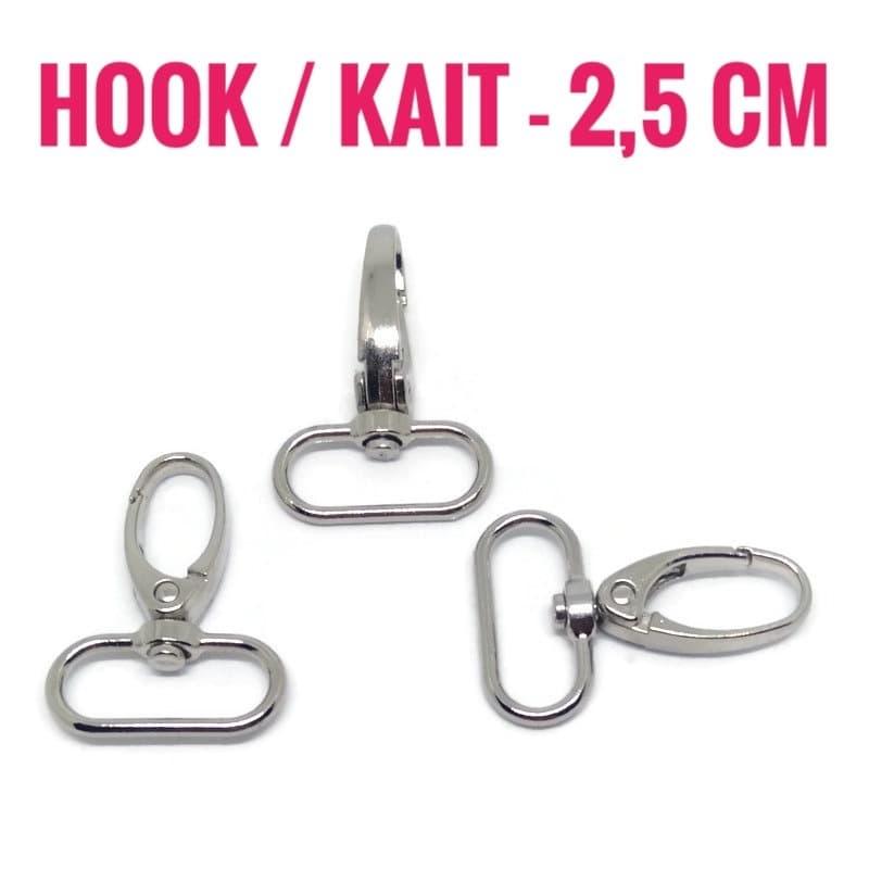 Pengait Tas / Cantelan Tas (Hook) 2,5 cm 2