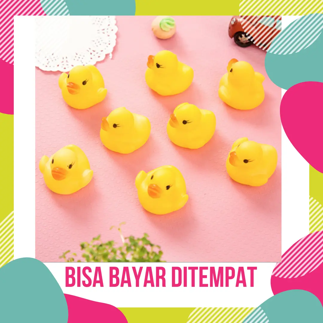 Bebek Mini Mainan Anak Mainan Saat Mandi Bebek Bunyi Mengapung L65