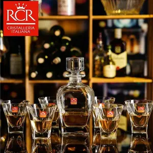 Decanter set 7pcs RCR ITALY Fusion set original