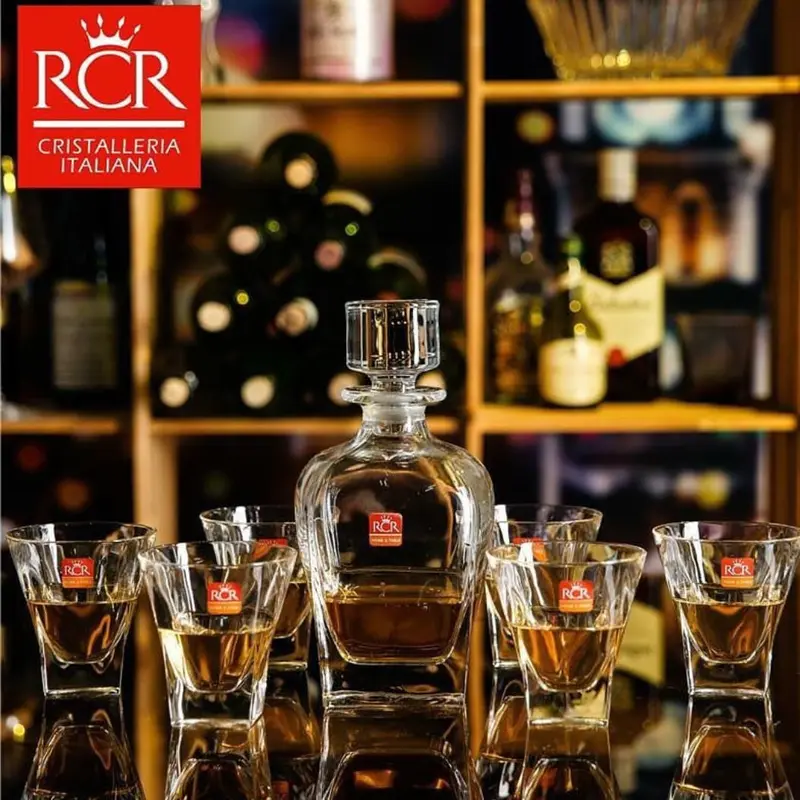 Decanter set 7pcs RCR ITALY Fusion set original 0