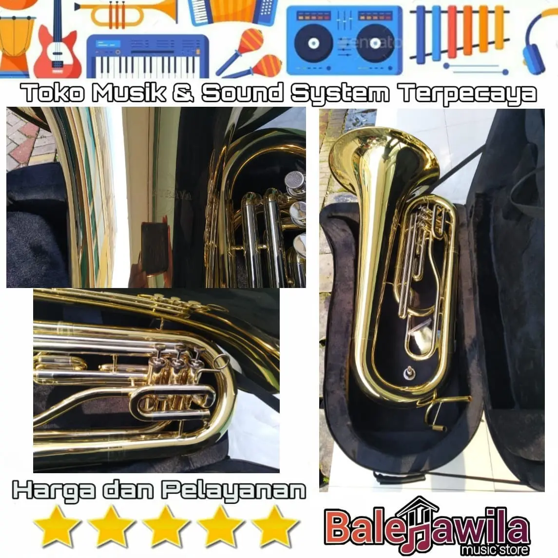 Marching Band Tuba Bass Ostrava TubaBass With Hardcase