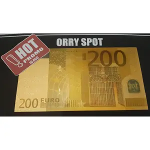 UANG GOLD FOIL EROPA 200 EURO TAHUN 2002 KONDISI MULUS UNC